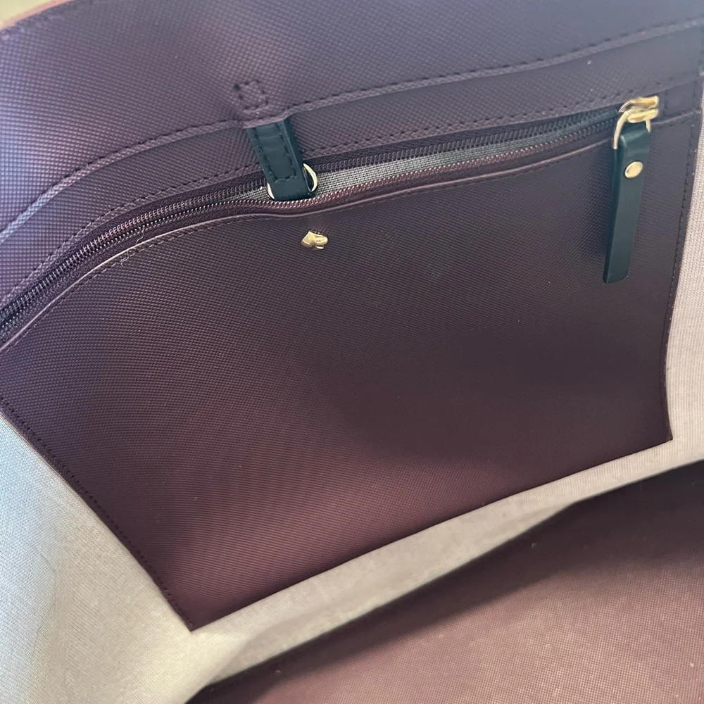 Kate Spade Deep Purple Tote - Picture 6 of 12